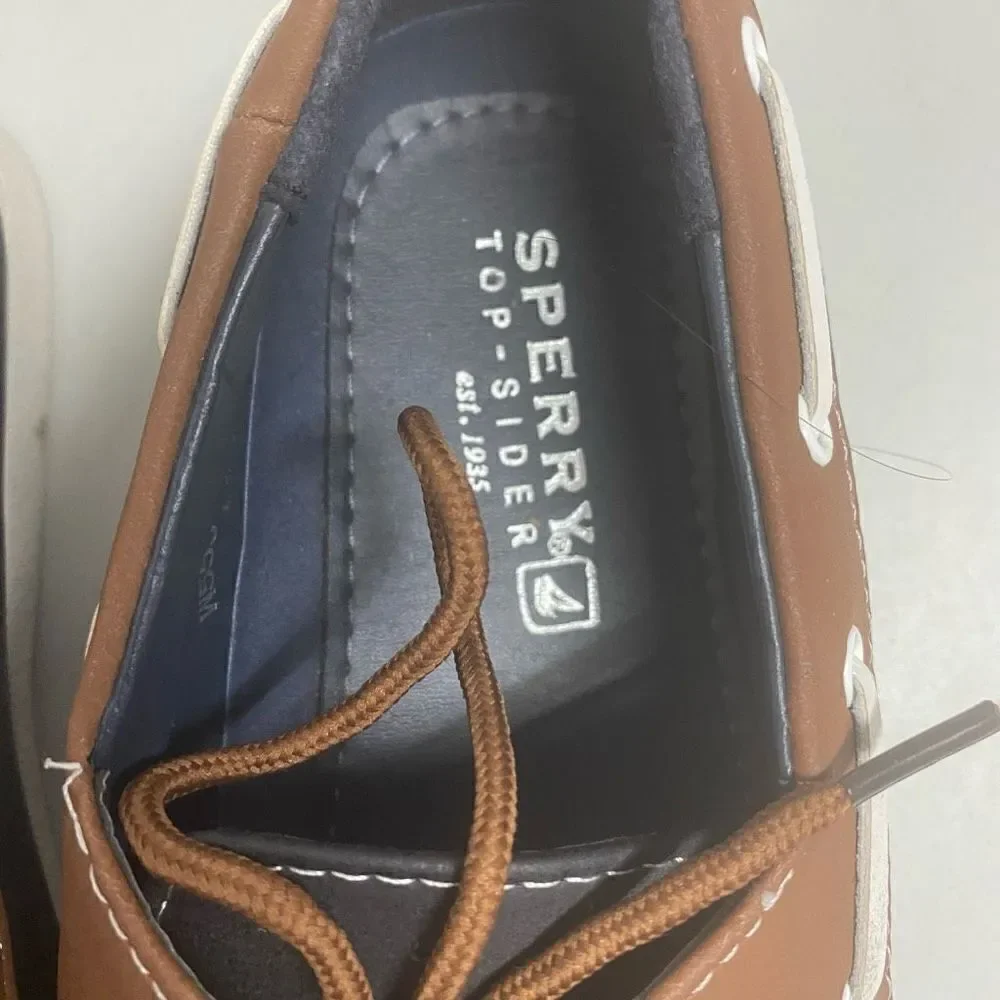 SPERRY Top Spider Boat Shoe Size 42 Men’s‎ Size 9 US Black & Brown